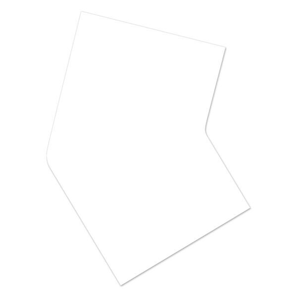 Ergomat DuraStripe Supreme 2in 45 degrees Angle Corners White, 75PK DSV-C2-W-45Angle-KIT - main